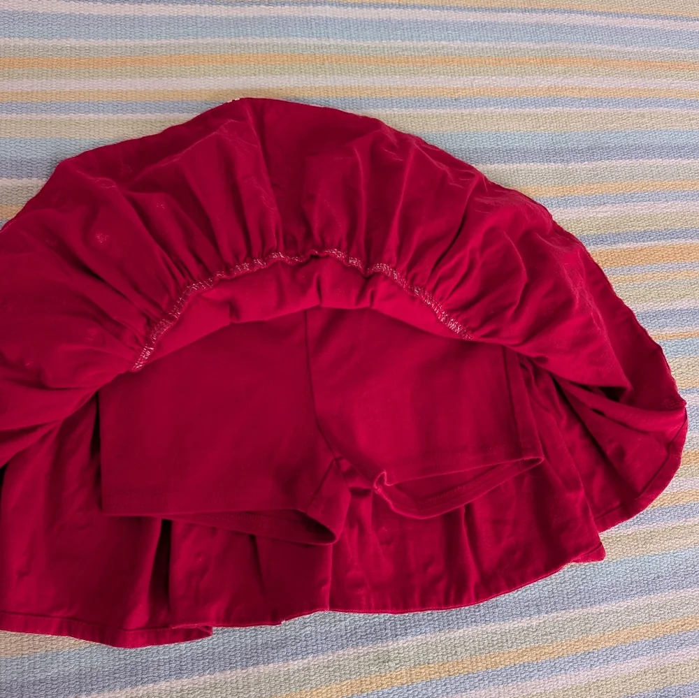 ⭐ Gymboree Red & White Heart Print Skort Size 5T